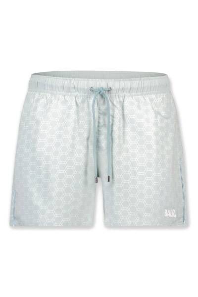 BALR. Herren Badeshorts Classic Hexagon Allover