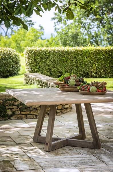 Outdoor Esstisch Dennis Square Teak